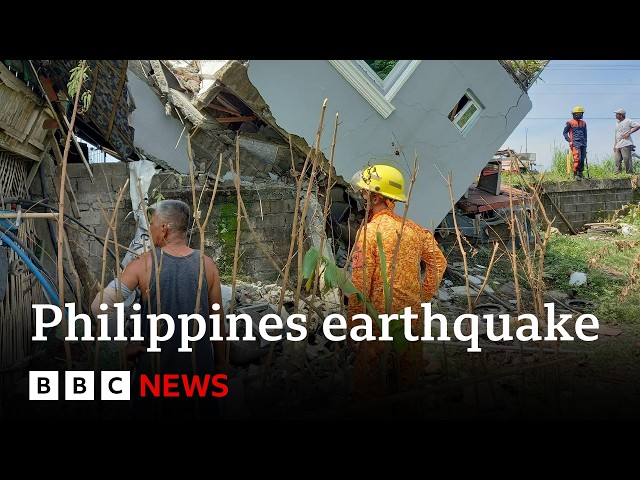 At least 69 killed in 6.9-magnitude earthquake in Philippines | BBC News