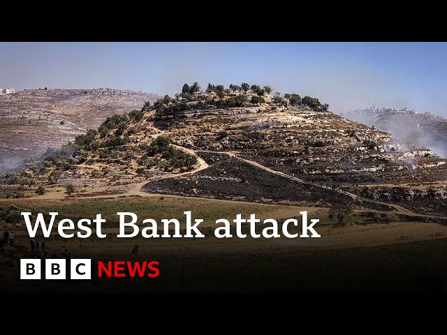 Two Palestinians killed in attack by Israeli settlers in West Bank | BBC News