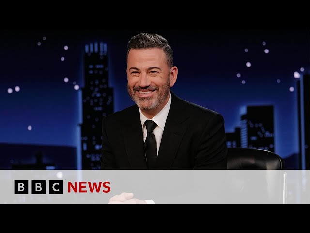 Donald Trump says ‘negative’ TV networks could lose licences after Kimmel suspension | BBC News