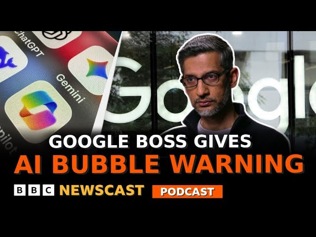 Google CEO on the AI bubble and economic risks | BBC Newscast