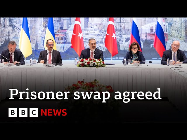 Ukraine and Russia agree to prisoner swap after peace talks | BBC News