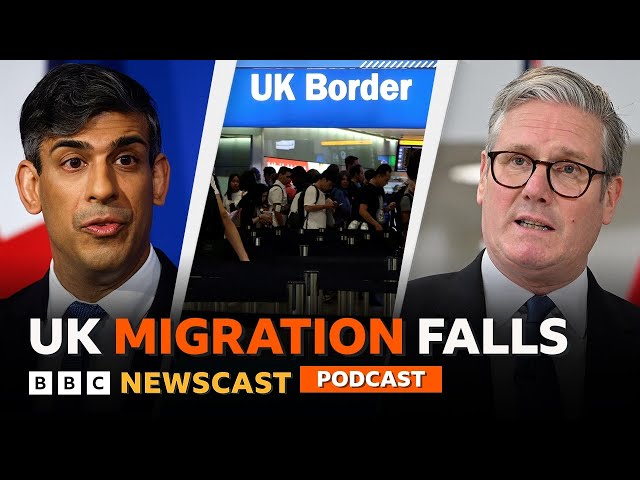 Why has migration to the UK dramatically fallen in the last year? | BBC Newscast