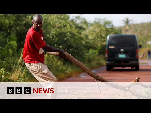 Jamaicans reveal devastation as hurricane causes floods and power cuts | BBC News