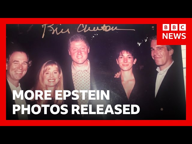 More photos from Jeffrey Epstein estate released by House Democrats | BBC News
