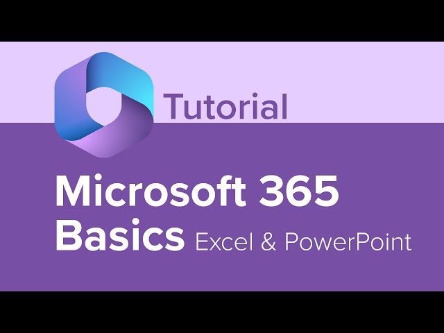 Microsoft 365 Basics Excel and PowerPoint Tutorial